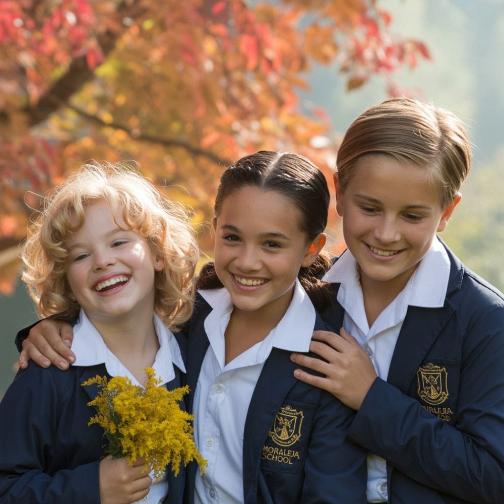 Estudiantes de primaria en un colegio internacional bilingüe situado en la moraleja, el soto y el encinar. 