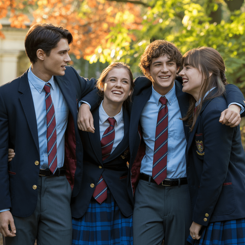 Estudiantes de bachillerato en colegios internacionales bilingües de La Moraleja