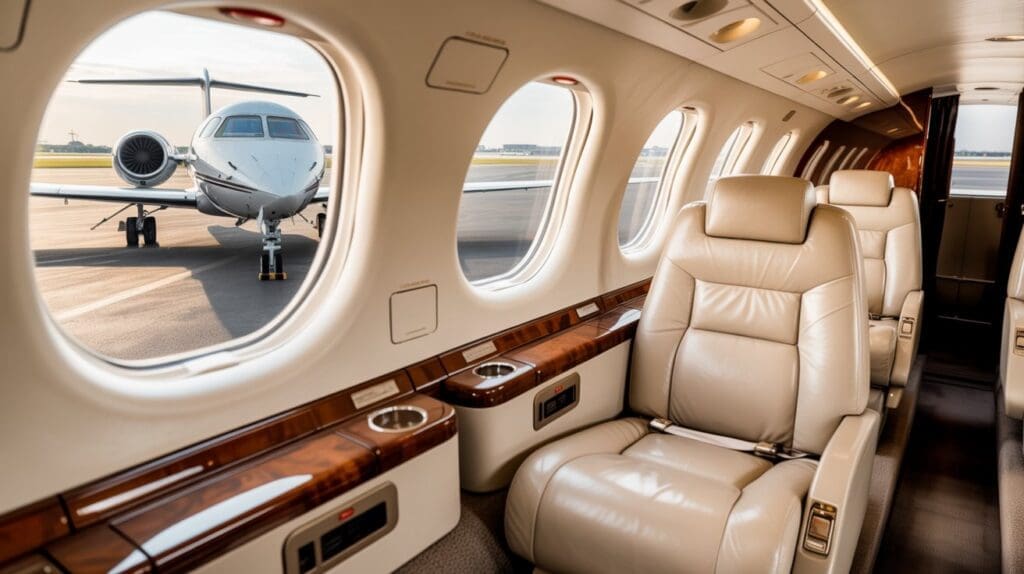 Servicio de jet privado para viajes de empresa y desplazamientos internacionales desde Madrid