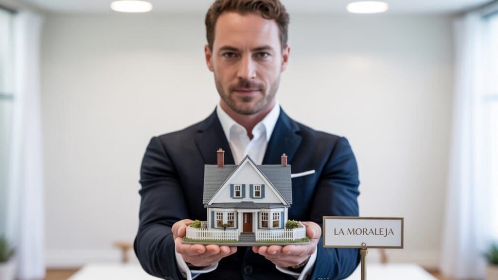 Agente inmobiliario en La Moraleja en una operación residencial de alto nivel. Inmobiliarias en la moraleja